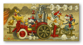 Pluto Art Pluto Art Mickey's Fire Brigade